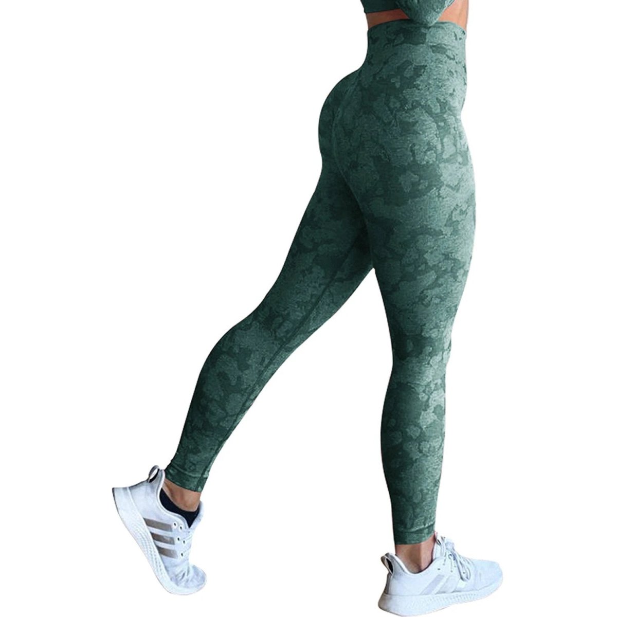 Mandotos women's push-up butt leggings with high waist, designed for workout, gym, fitness, and yoga, featuring a snug fit and stretch fabric.