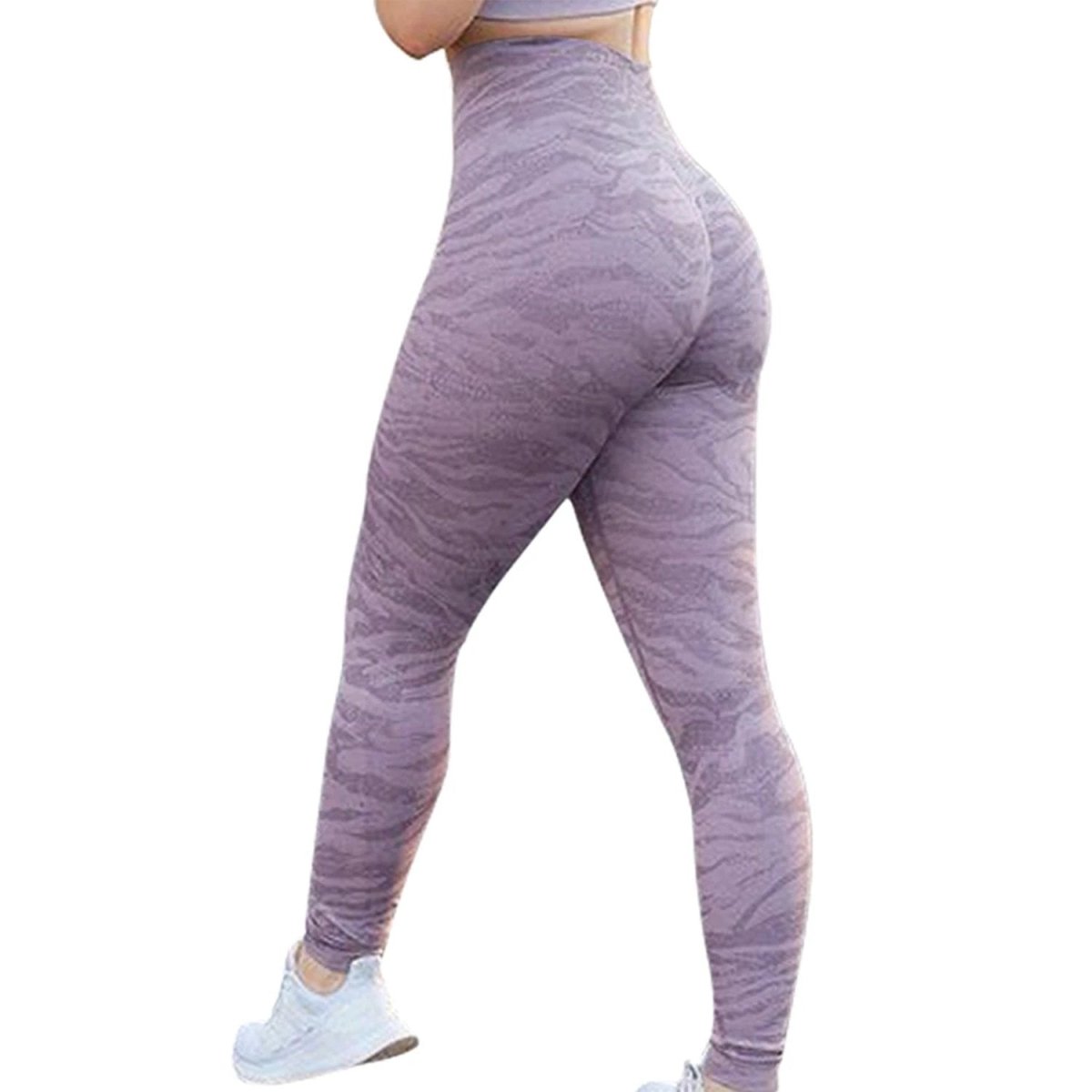 Mandotos women's butt leggings with push-up design, high-waist gym tights, perfect for workout, fitness, and yoga.
