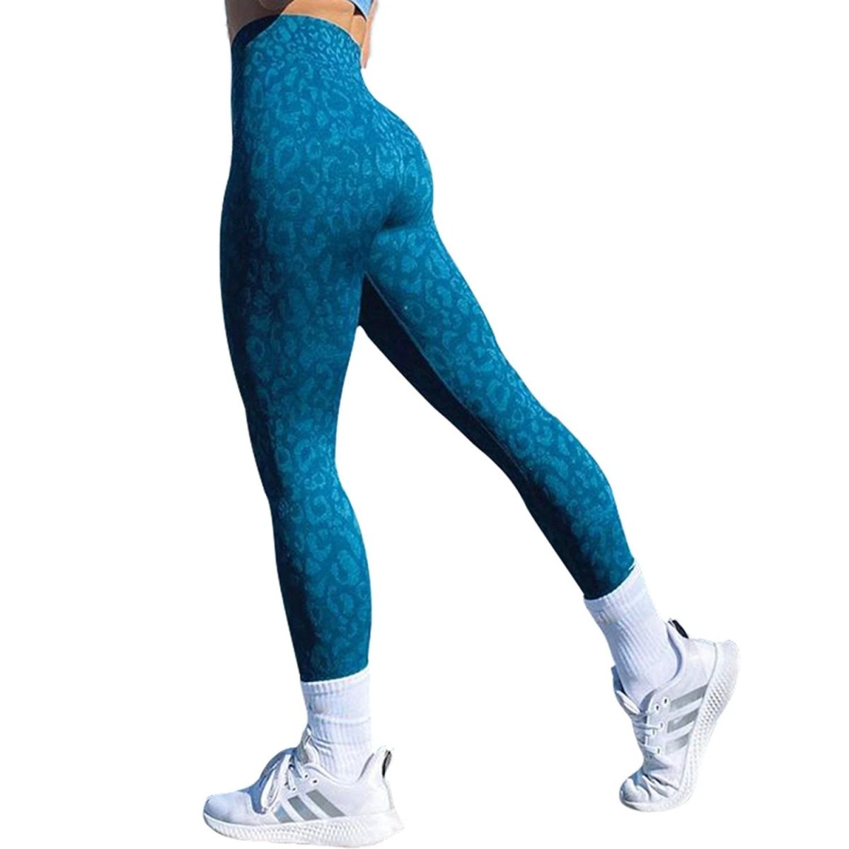 Mandotos women's butt leggings with push-up design, high-waist gym tights for workout, fitness, and yoga, featuring a flattering fit.