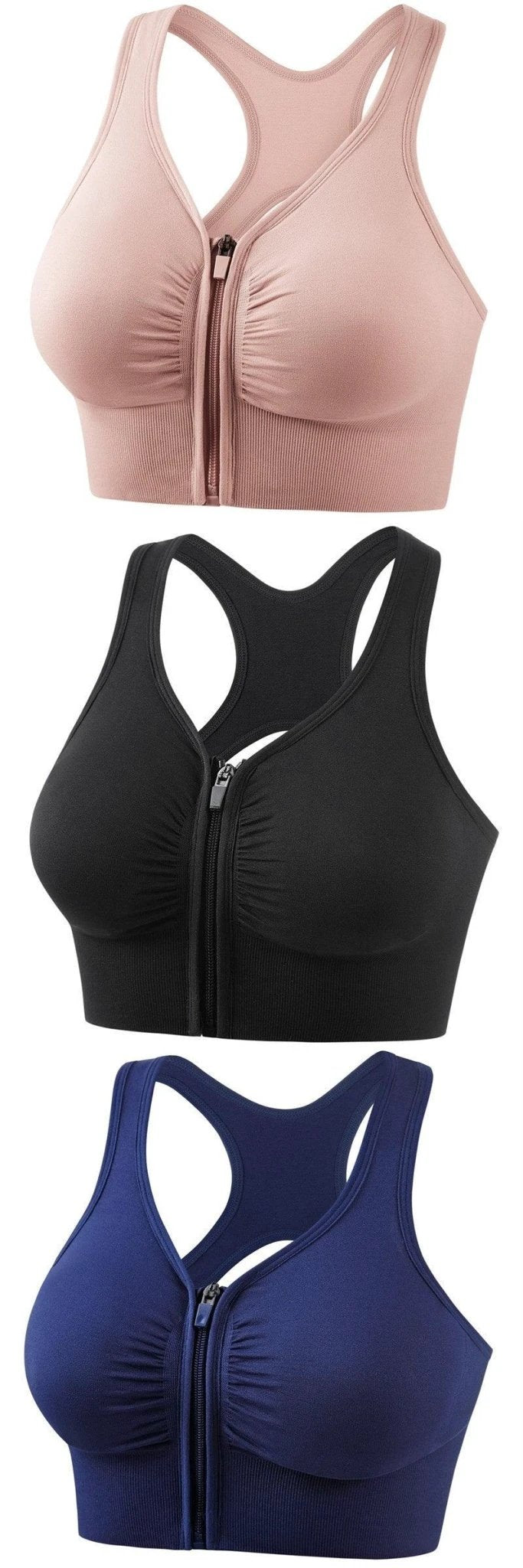 Mandotos shockproof plus size running and yoga sports bra with supportive push-up design for fitness and active wear.