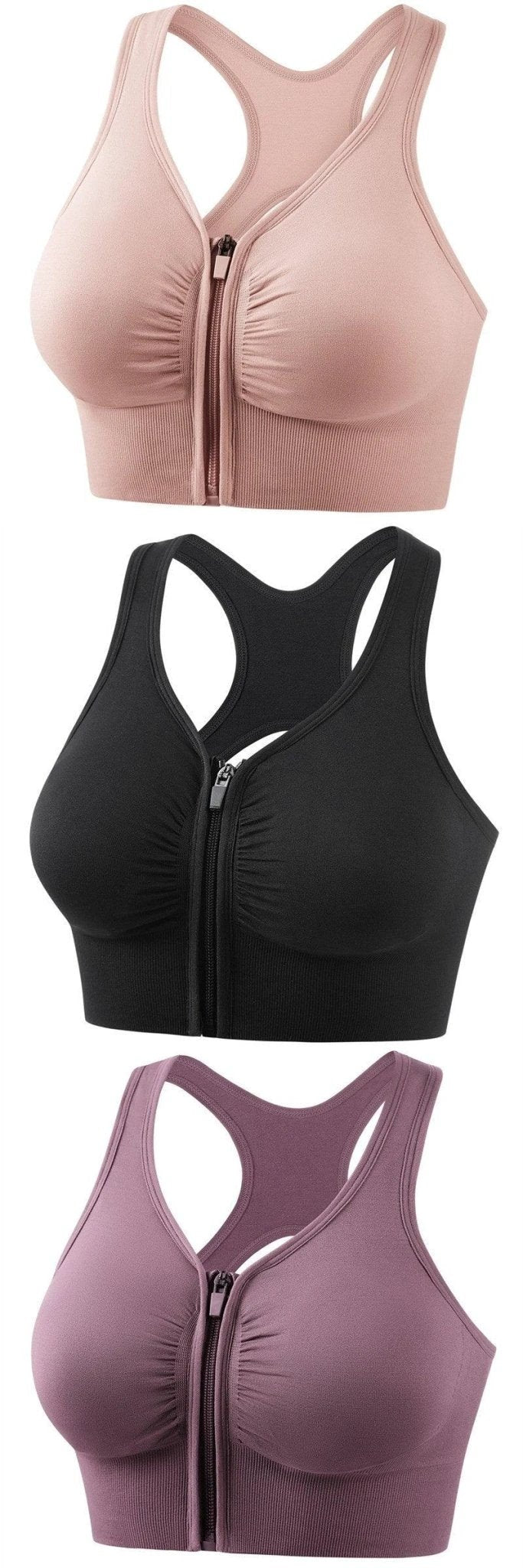 Mandotos shockproof push-up plus size running and yoga sports bra with supportive design for fitness and athletic workouts.