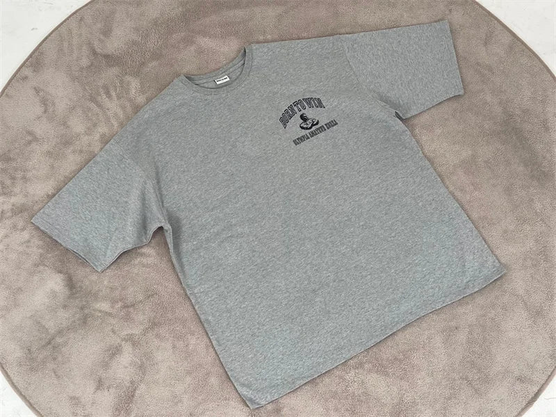Men's cotton fitness T-shirt by MANDOTOS, short sleeve summer gym tee, casual athletic wear for men.