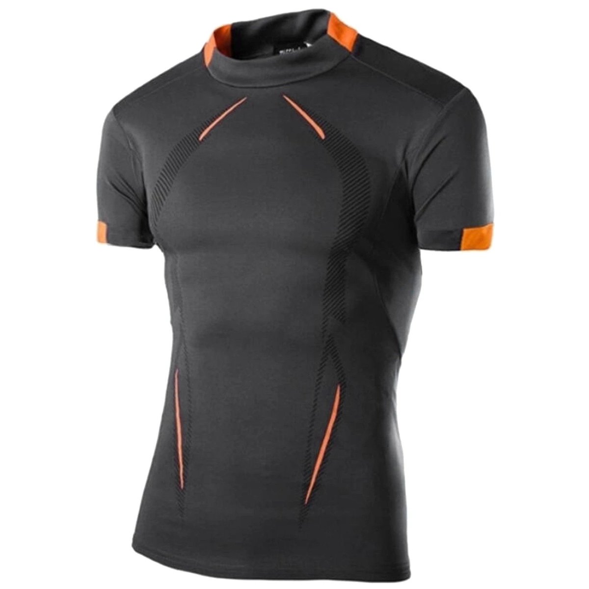 Mandotos men's summer breathable gym T-shirt, quick-drying jogging and training T-shirt for fitness and running activities.