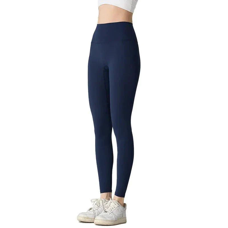 Mandotos high waist breathable summer yoga leggings, quick-drying fitness pants for running, cycling, and workout activities.
