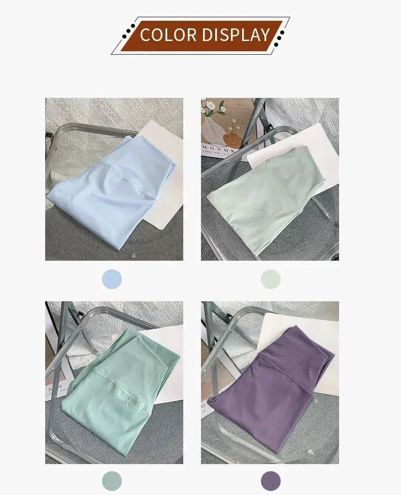 Mandotos summer high waist yoga leggings, breathable and quick-drying for fitness, running, cycling, and workout activities.