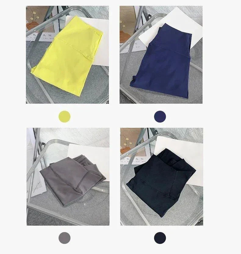 Mandotos summer hot sale high waist yoga leggings, breathable quick-drying fitness pants for running, cycling, and gym workouts.