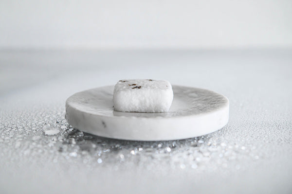 MoonFarma aromatherapy shower steamers with menthol for cold and flu relief, designed for soothing steam during showers.