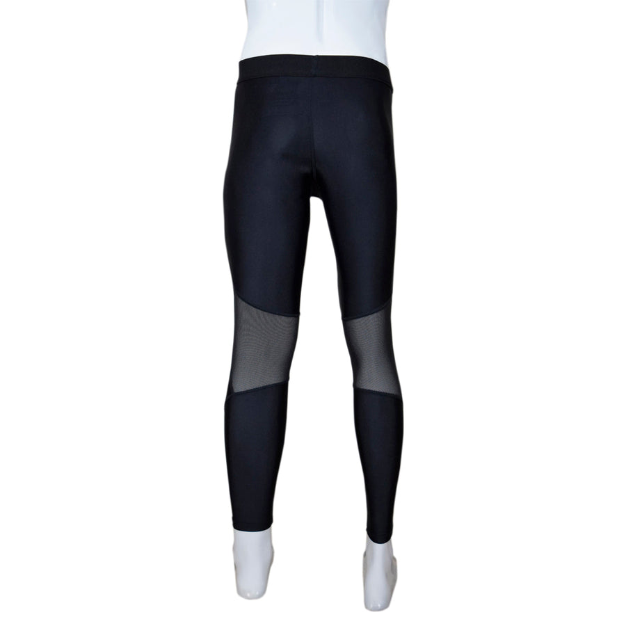 MRX men's compression trouser base layer active wear in black and gray, designed for athletic performance and comfort.