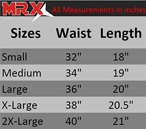 Black MRX men's MMA fight shorts for grappling, boxing, and BJJ training with durable fabric and flexible design.