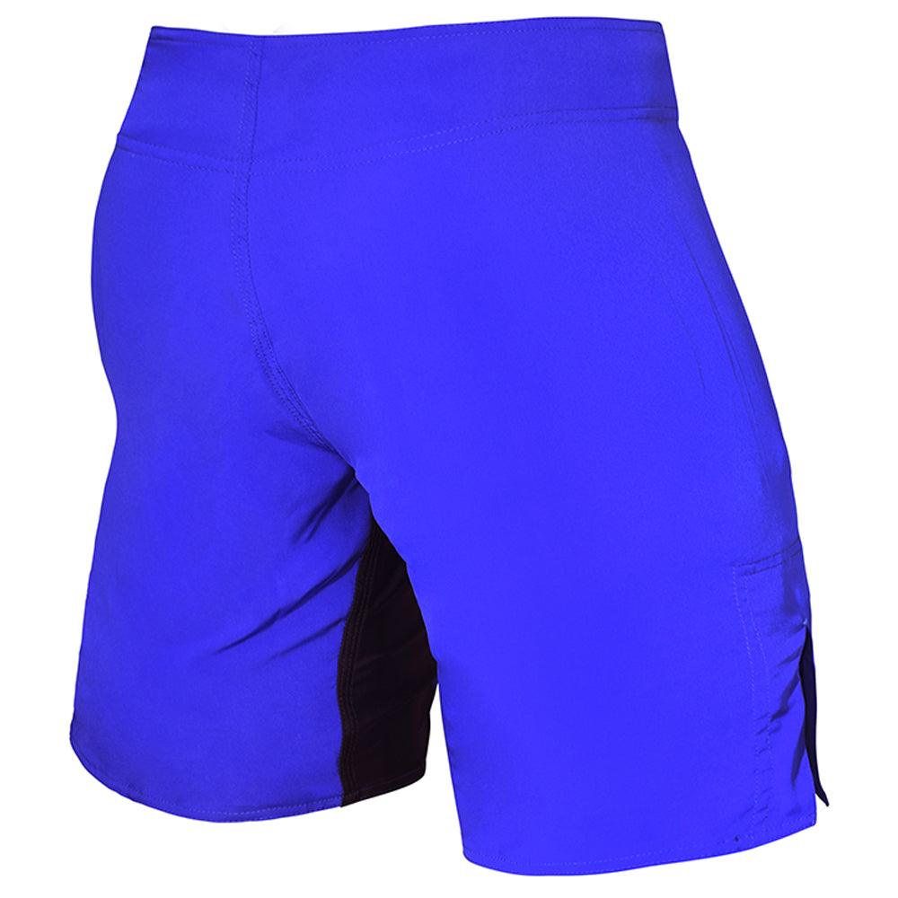 Black MRX Men’s MMA fight shorts for grappling, boxing, BJJ training, featuring lightweight material and athletic design.
