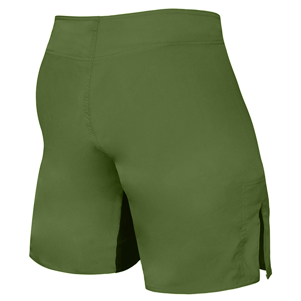 MRX Men’s MMA fight shorts in black, designed for grappling, boxing, BJJ, and martial arts training.