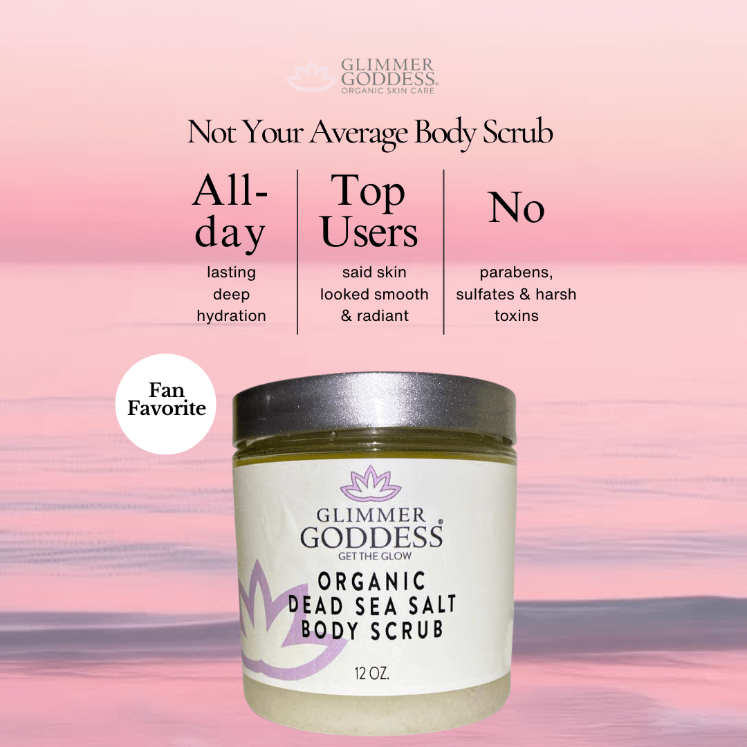 Organic Dead Sea Salt Body Scrub – Exfoliates, Detoxifies & Firms Skin