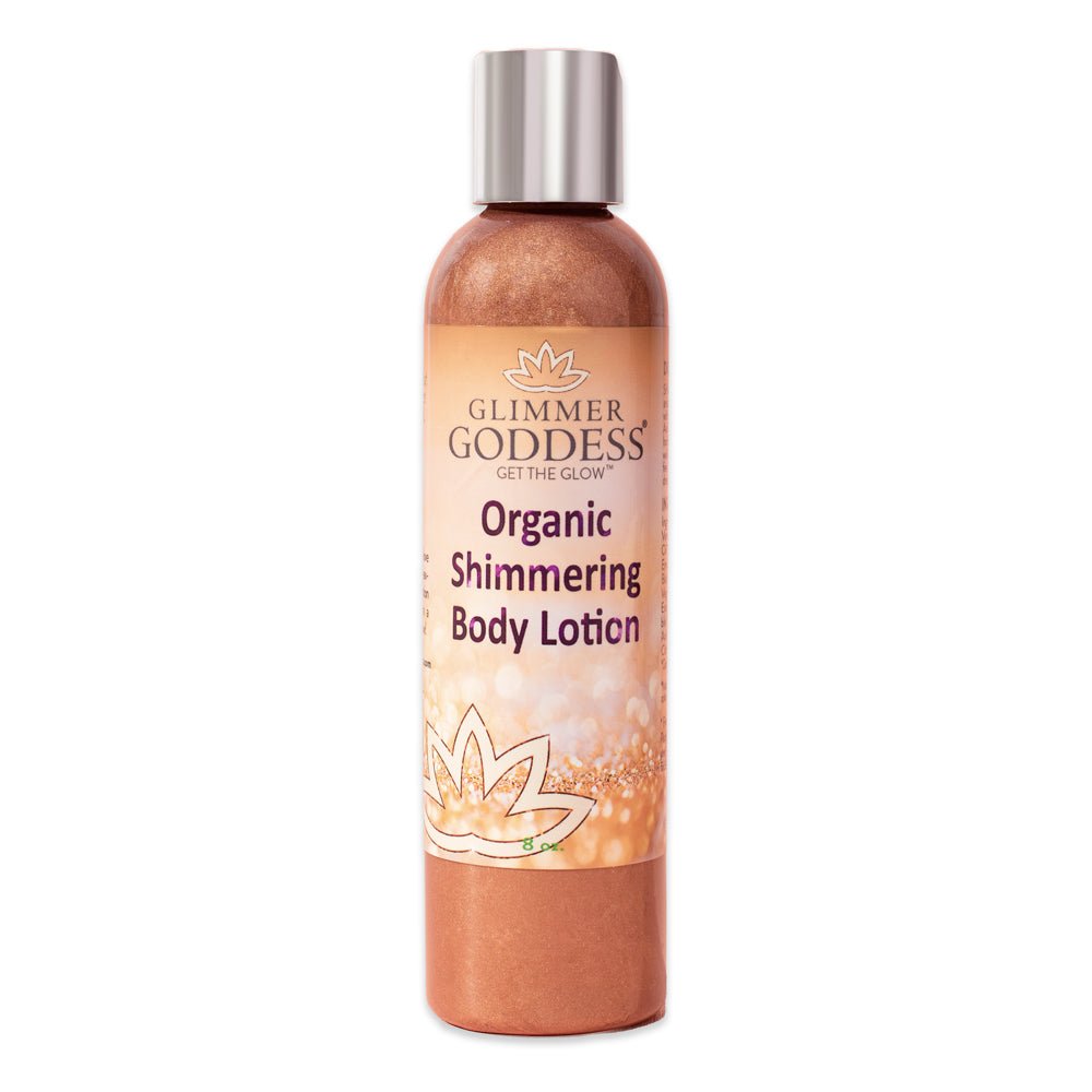 Organic Bronze Shimmer Body Lotion – Buildable Glow