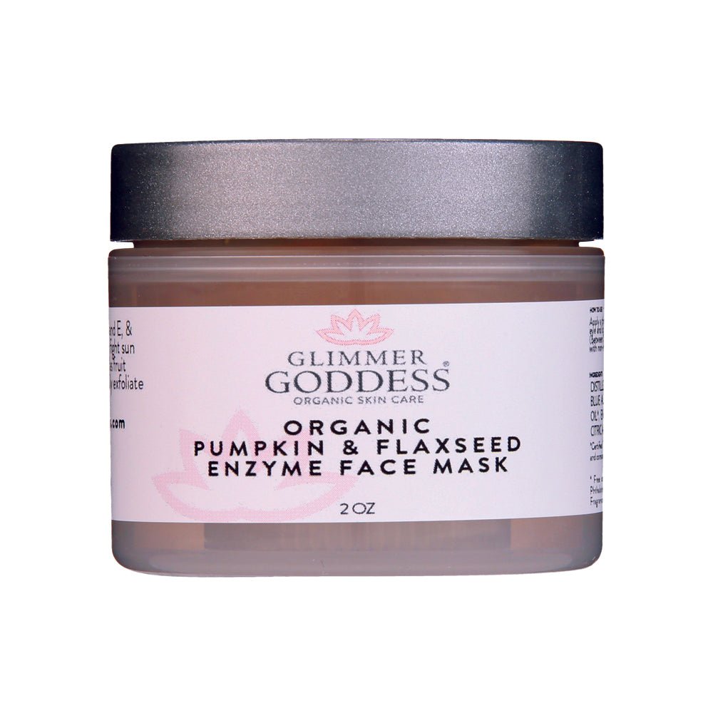 Organic Pumpkin Flaxseed Enzyme Face Mask – Brightening & Tightening Mask for Glowing Skin