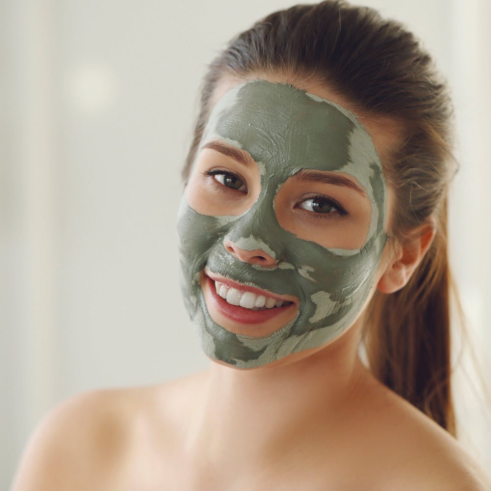 Organic Rosemary Mint Algae Face Mask for Acne & Rosacea