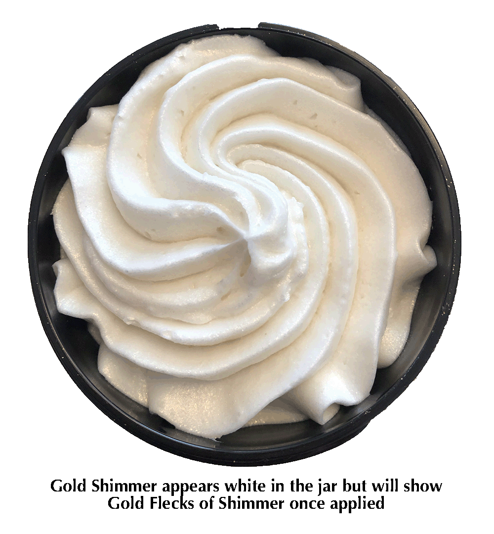 Organic Shimmering Body Butter Trio – 3 x 2 oz Travel Set