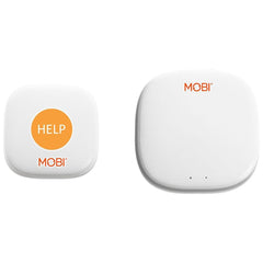 MOBI Connect Smart Wi-Fi Caregiver Support Monitoring System with alert button, medical alarm system for elderly safety and assistance