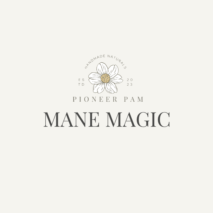 Pioneer Pam Mane Magic Hair Growth & Scalp Oil bottle with applicator for nourishing hair and scalp care.