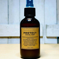 Restalgic Atelier Protect and Healing Rosacea Box with skincare products for sensitive, irritated skin and rosacea relief.