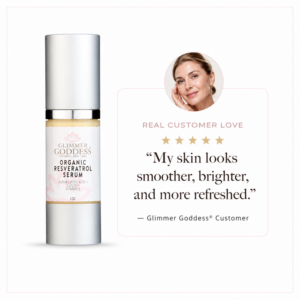 Organic Resveratrol Serum – Instant Firming