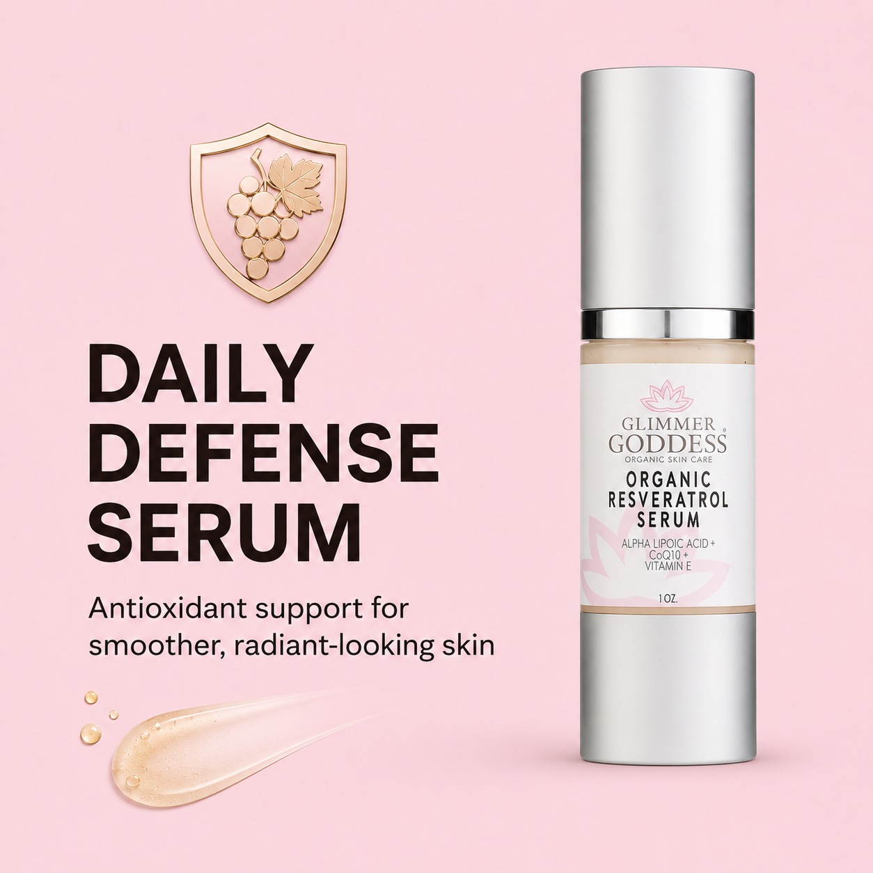 Organic Resveratrol Serum – Instant Firming