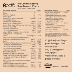 Root'd Couples' Wellness Pack with hydrating multivitamins for her and him, featuring two bottles of daily multivitamin supplements.