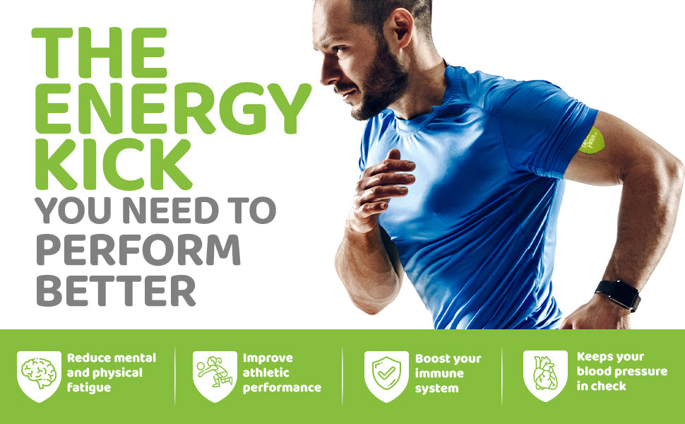 Friendly Patch Co Boost Energy patches, caffeine and guarana transdermal wearable supplement for sustained energy, 28 pack.