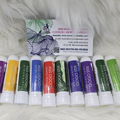 Organic aromatherapy inhalers by Save Our Jewels Wellness, GOGO Stix allergy relief inhalers with natural herbal blends.