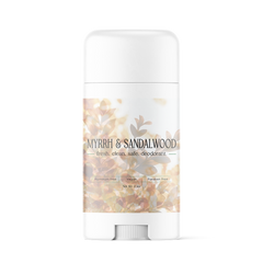 Aluminum-free organic vegan deodorant by Save Our Jewels Wellness, featuring natural ingredients and detoxifying properties.