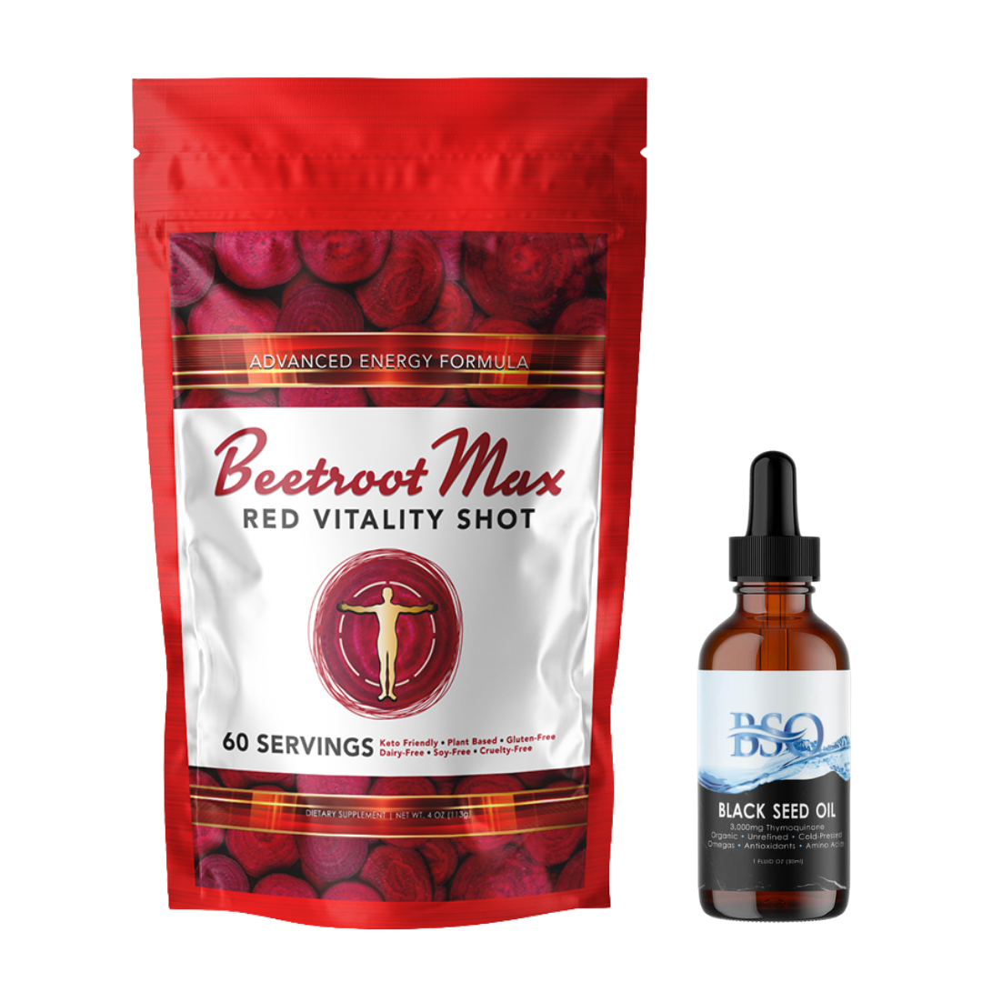 Save Our Jewels Wellness Beetroot Max dietary supplement powder, 60 servings, with fresh beetroot for nitric oxide support.