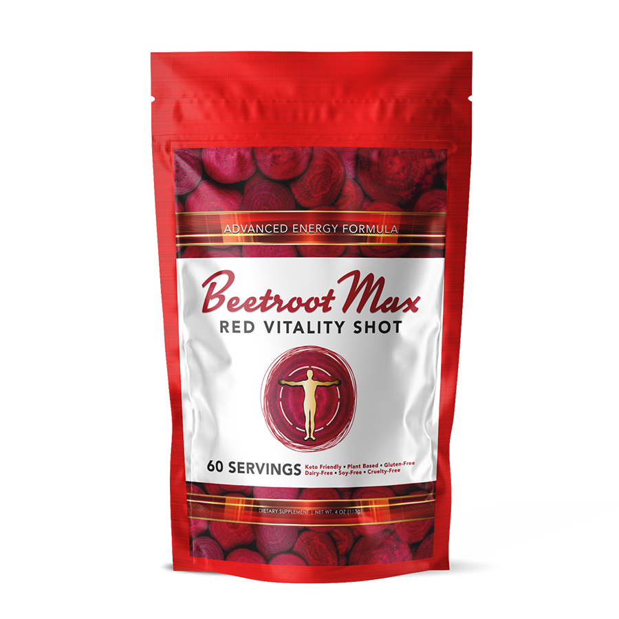 Save Our Jewels Wellness Beetroot Max dietary supplement in a jar, containing nitric oxide beet root powder for enhanced vitality.