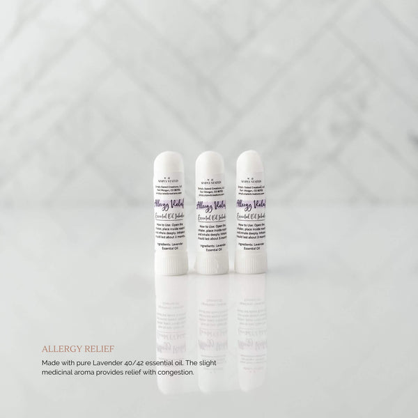 Lavender aroma nasal inhaler stick from Simply Stated Creations, an aromatherapy tool for calming and relaxing scents.