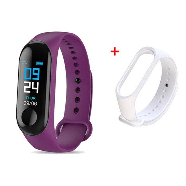Stevvex Smart Kids smartwatch for boys and girls, waterproof fitness tracker with sport modes, sleep monitoring, and heart rate sensor.