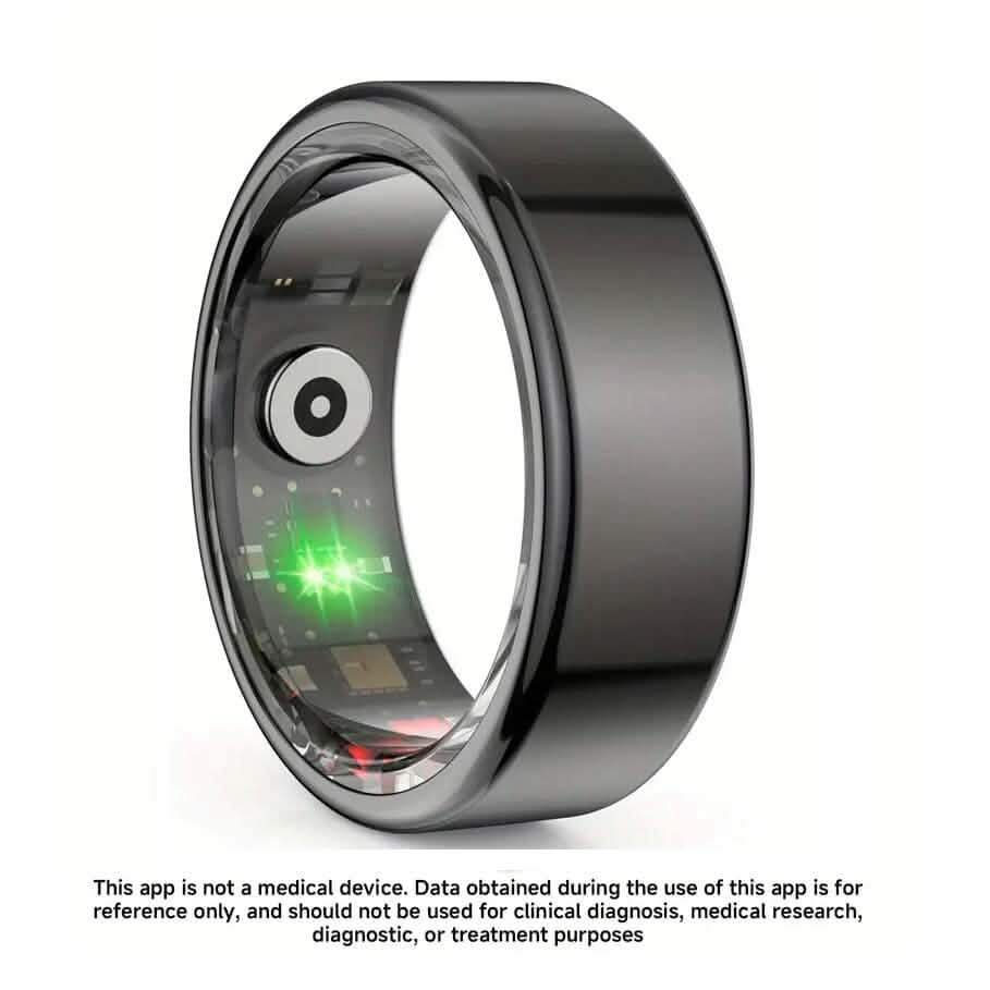 Smart Ring Fitness Assistant by DailySale, a sleek wearable device for tracking fitness and exercise activities.