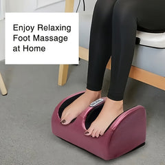 Black Nuvrek foot massager by Trendy Attic Store for circulation, relaxation, and heat therapy in health and beauty.