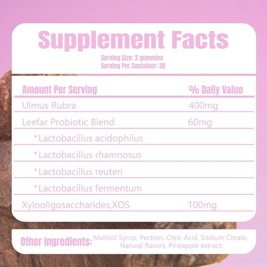 Bottle of V.I.P Digital Presence Feminine Probiotics Gummies for Women with 60 capsules in a clear bottle, showing colorful gummy supplements.
