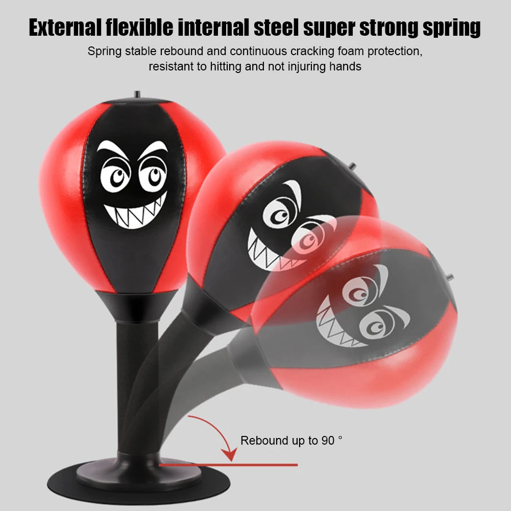 V.I.P Digital Presence stress relief punching speed ball set with suction cup base, spring foam, and easy installation for fitness training.