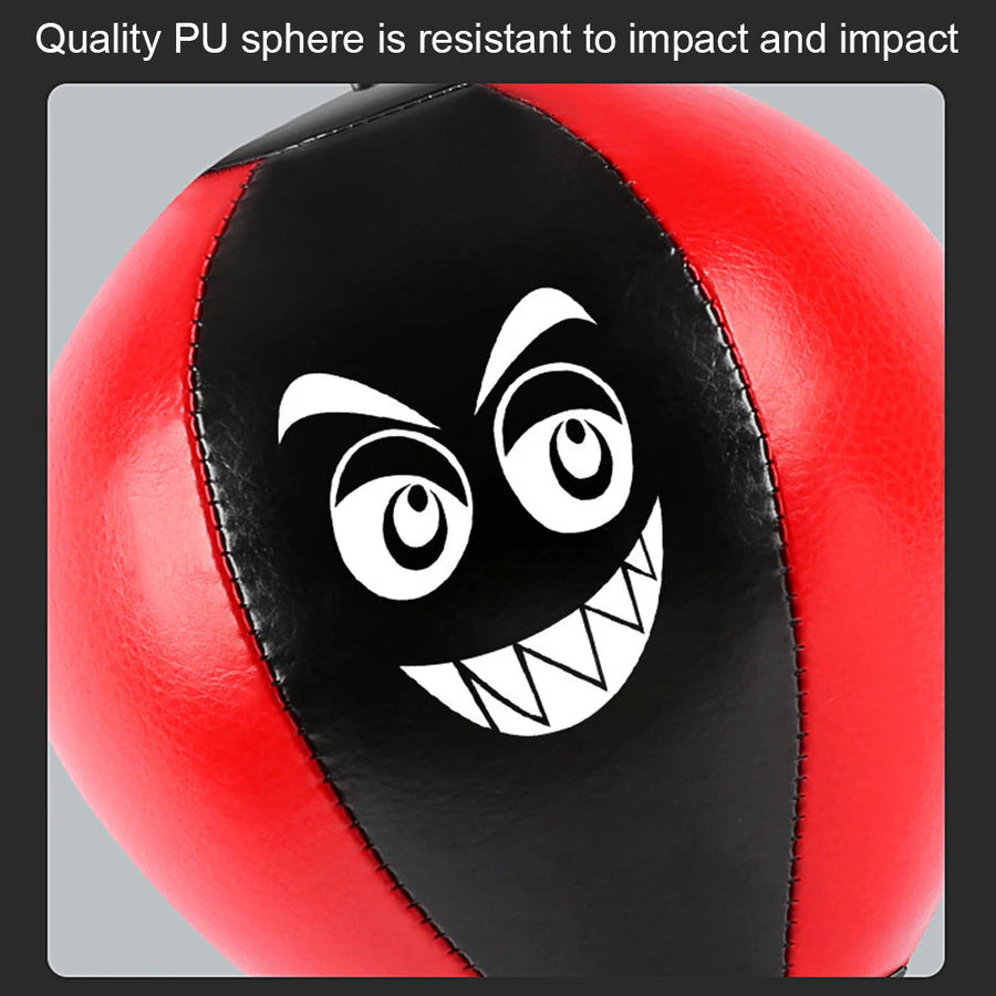 V.I.P Digital Presence stress relief punching speed ball set with suction cup base, spring foam, and easy installation for fitness training.