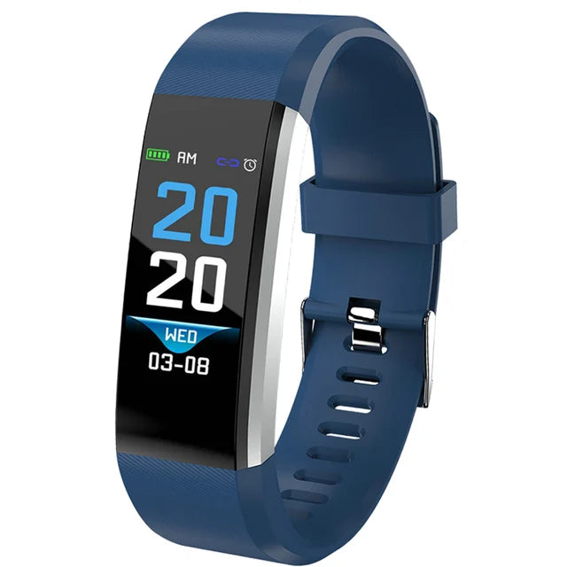 Black V.I.P Digital Presence smartwatch with heart rate, blood pressure monitor, fitness tracker, and sport watch features for men and women.