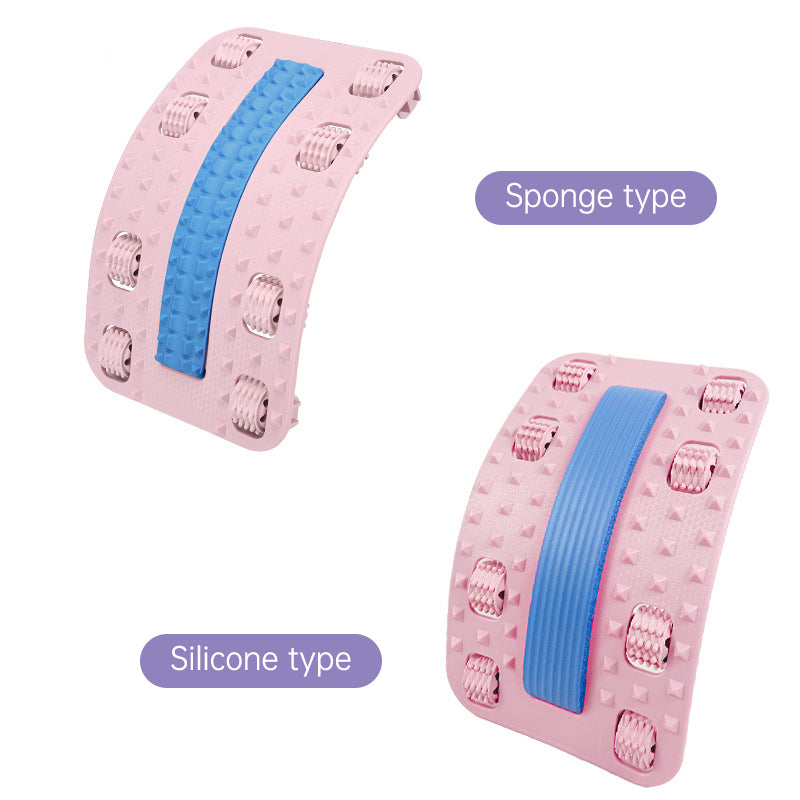 Blue Magic Back Stretcher from V.I.P Digital Presence, adjustable lumbar support and massage tool for fitness and wellness.
