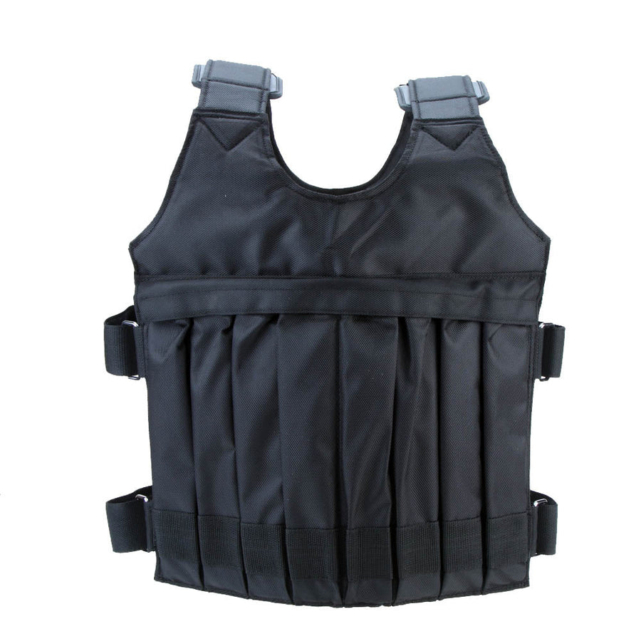 V.I.P Digital Presence SUTEN weighted vest for boxing training with adjustable straps, 20kg/50kg capacity, sand-colored fitness gear