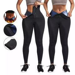 European and American breasted abdominal compression sweatpants by V.I.P Digital Presence, cropped design with waist-cinching fit.