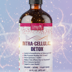 Organic intra-cellular detox from VeggieVerve featuring plant-based support for cellular and liver health in a 16 oz bottle.