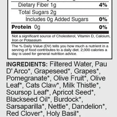 Organic VeggieVerve intra-cellular detox in a 16 fl oz bottle, plant-based support for cellular and liver health.
