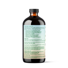 Organic Super Aloe Vera Detox by VeggieVerve in a 16 fl oz bottle, showcasing fresh aloe vera leaves and natural ingredients.