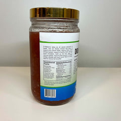 VeggieVerve Dr. Mission Sea Moss Gel for energy boost, 32 fl oz, showing the jar with sea moss gel inside.