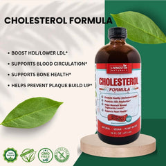 Organic plant-based cholesterol formula herbal supplement by VeggieVerve in 16 fl oz bottle, featuring natural ingredients for heart health.