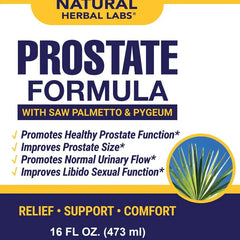 Liquid herbal supplement by VeggieVerve featuring Saw Palmetto and Pygeum for men's wellness in a 16 fl oz bottle.