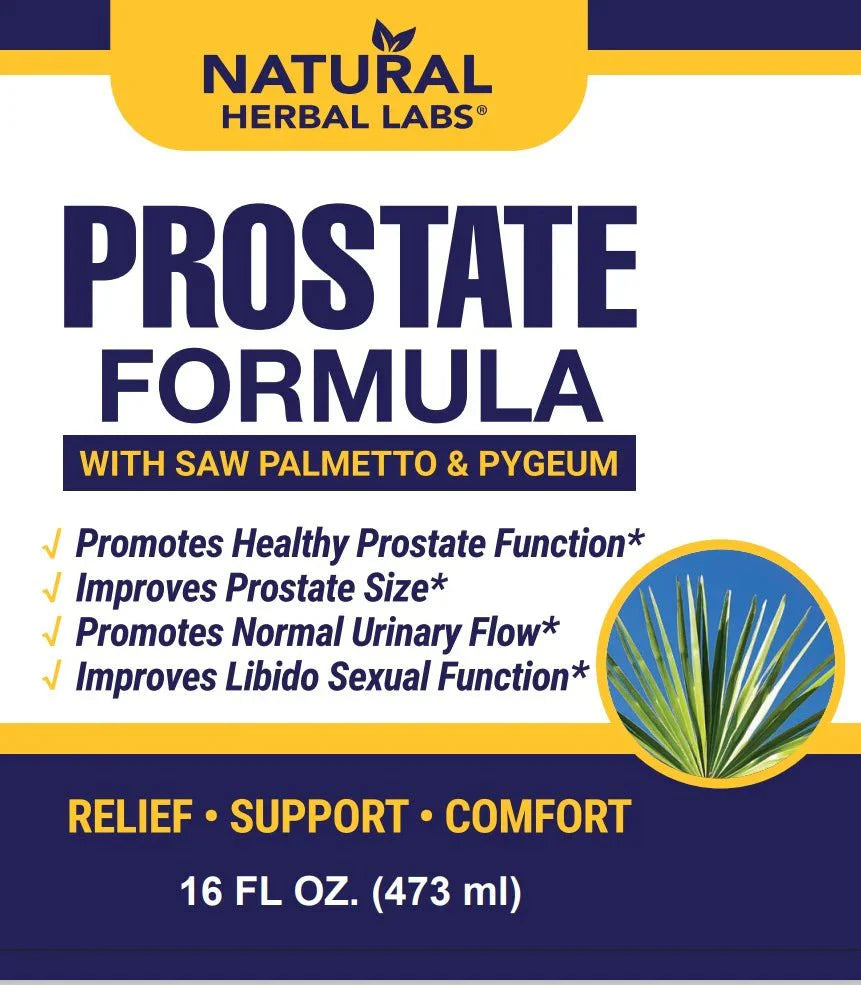 Liquid herbal supplement by VeggieVerve featuring Saw Palmetto and Pygeum for men's wellness in a 16 fl oz bottle.
