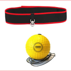 Black and red head-mounted adjustable PU boxing reaction ball, Vellmara fitness equipment for boxing training and reflex development